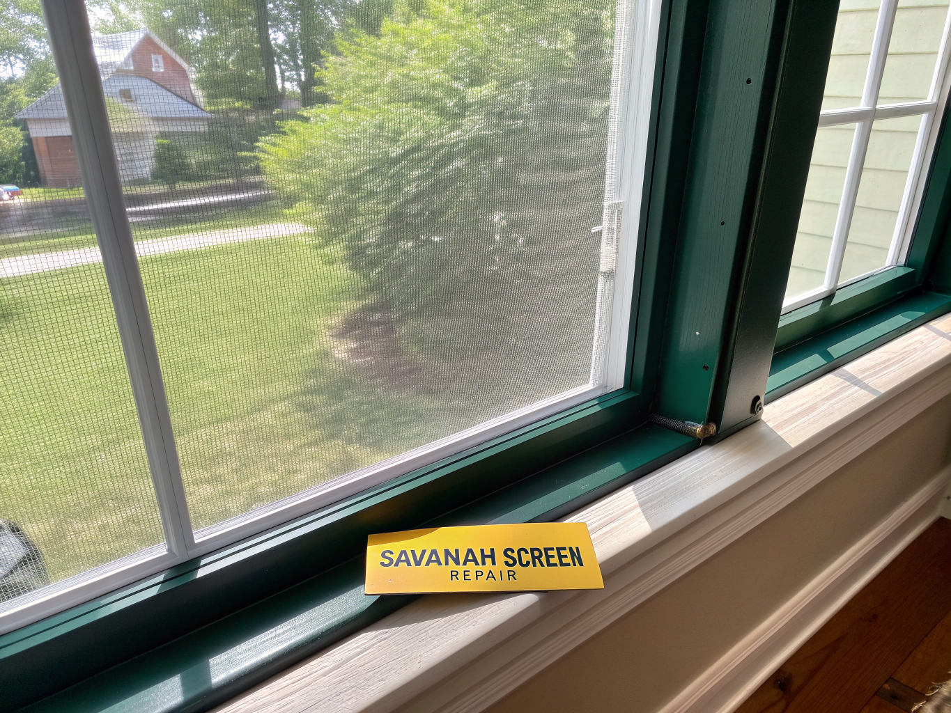 Window Screen Repair in Richmond Hill - After