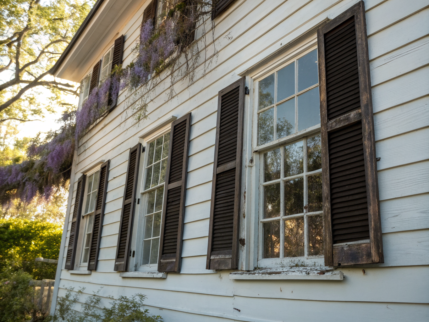 Custom Window Screens in Savannah Historic District - Before