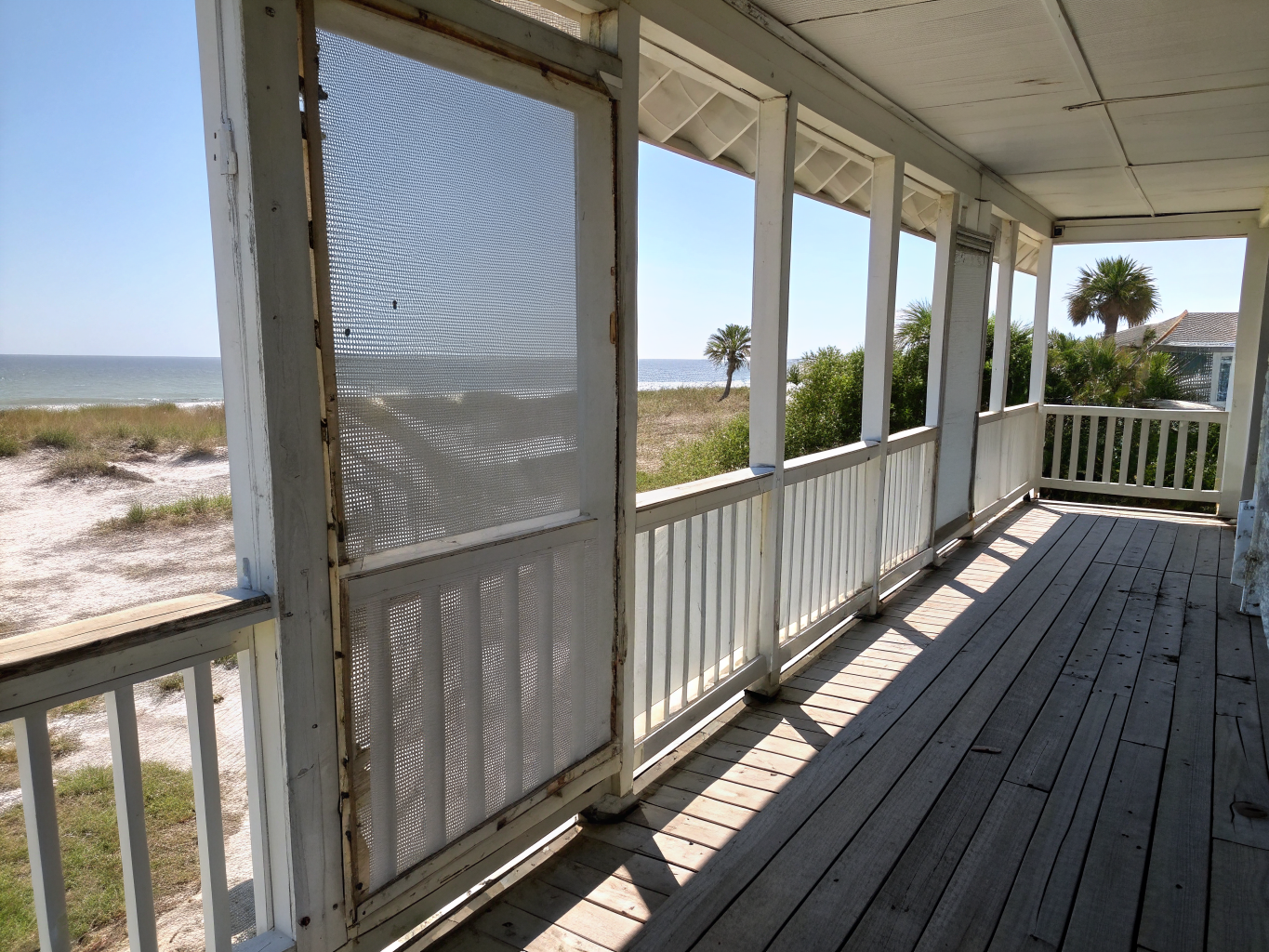 Porch & Patio Rescreening in Tybee Island - Before
